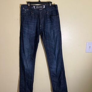 Buckler Blue Slim Jeans with Subtle Fading